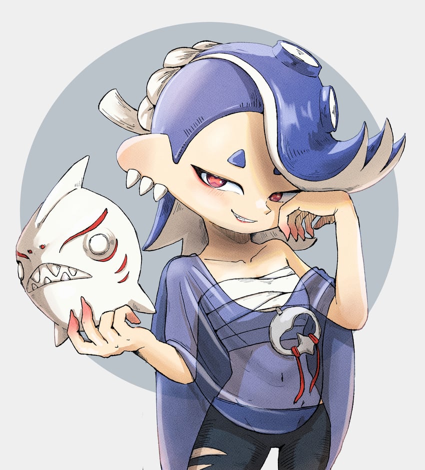 shiver (splatoon and 1 more) drawn by tara_sli