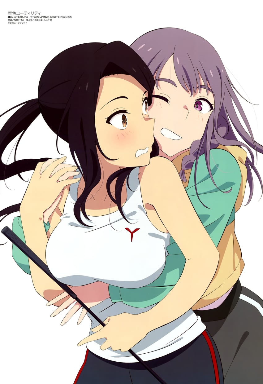 akane haruka and hoshimi ayaka (megami magazine and 1 more) drawn by matsuzaki_izumi