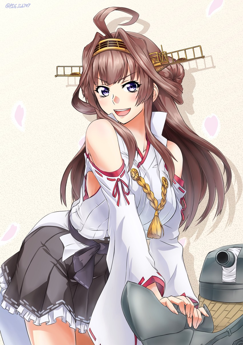 kongou and kongou kai ni (kantai collection) drawn by akito_(sub707)
