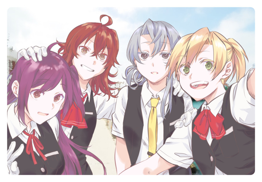 hagikaze, arashi, maikaze, and nowaki (kantai collection) drawn by melodyguru
