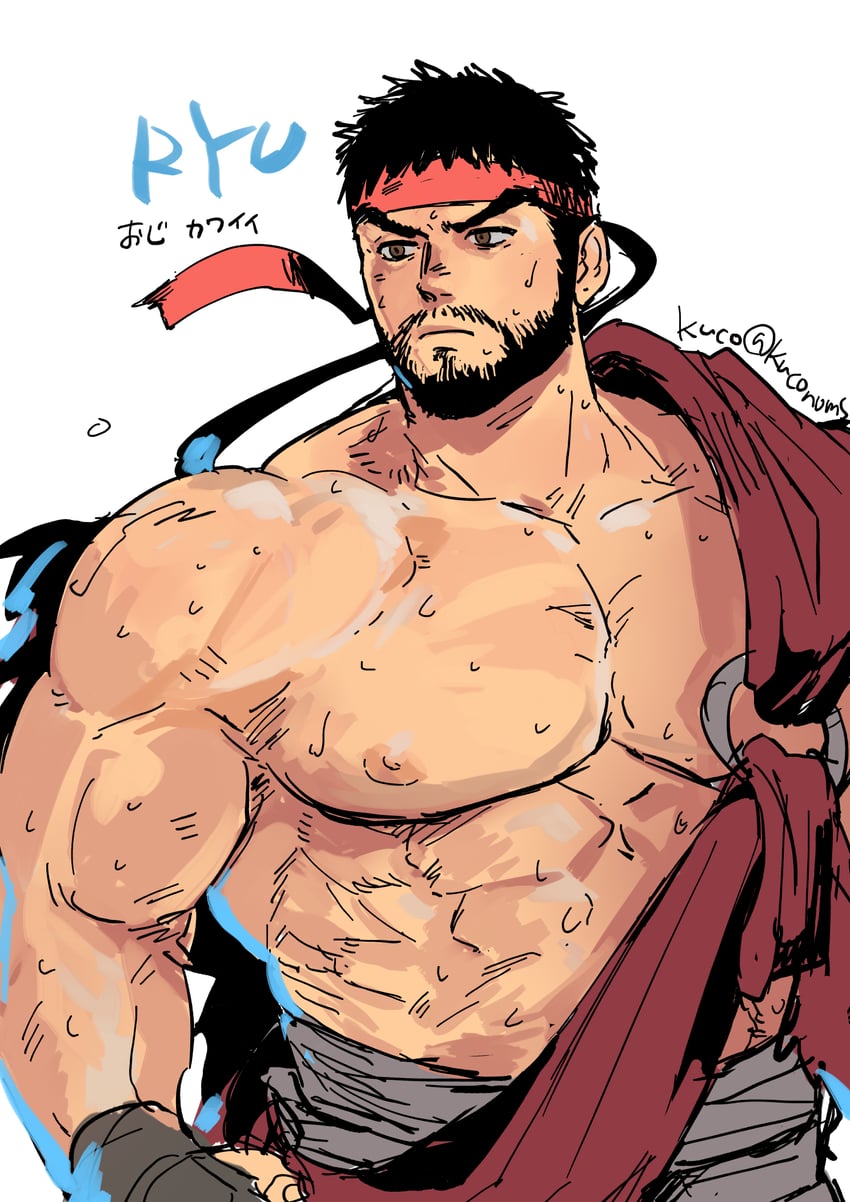 ryu (street fighter and 1 more) drawn by kuconoms
