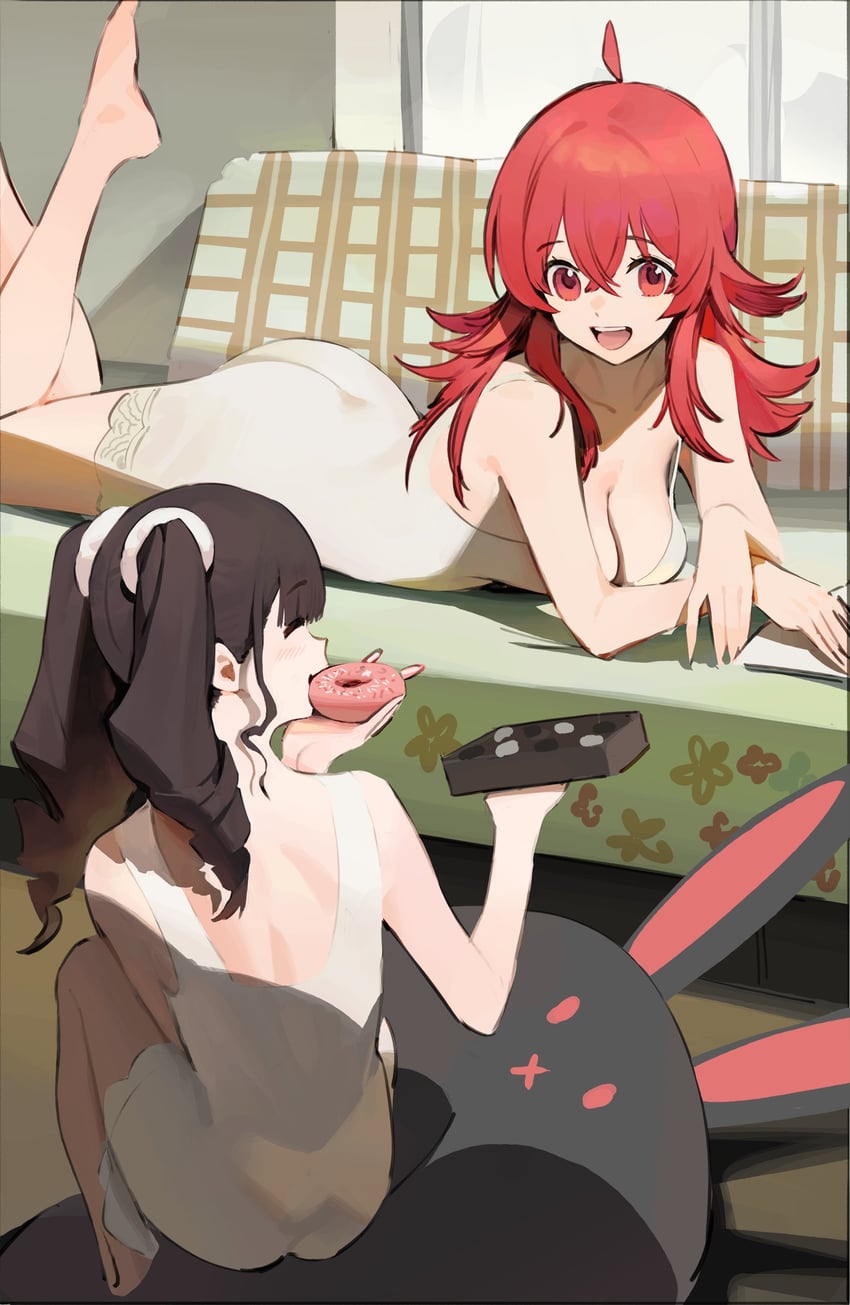sonoda chiyoko and komiya kaho (idolmaster and 1 more) drawn by olys