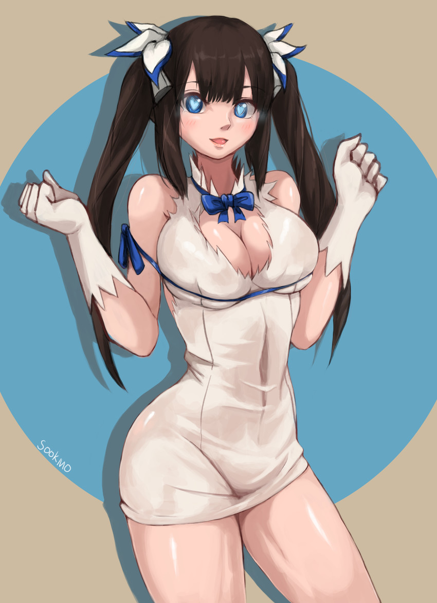 hestia (dungeon ni deai wo motomeru no wa machigatteiru darou ka) drawn by sookmo