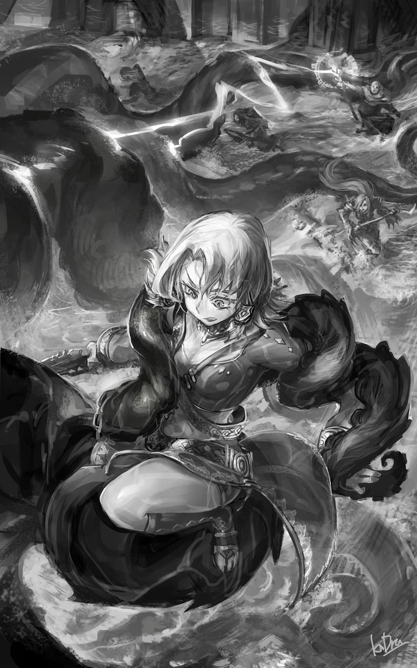 sword world 2.0 drawn by kuro_dora