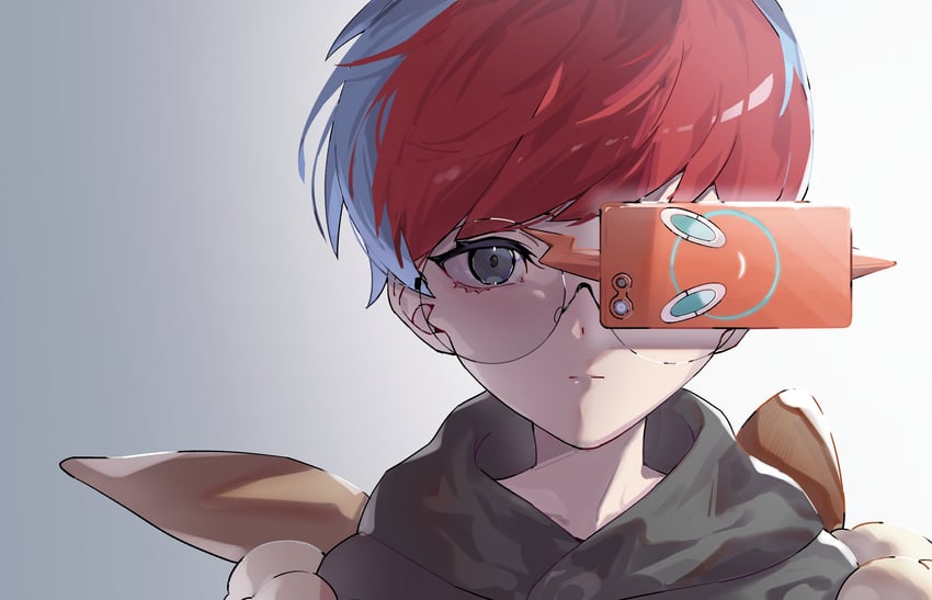 rotom, rotom phone, and penny (pokemon and 1 more) drawn by nana_babylon