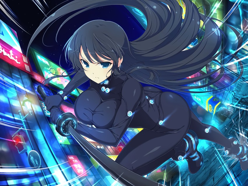 ikaruga (senran kagura and 2 more) drawn by yaegashi_nan