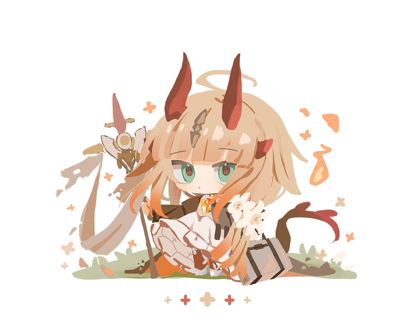 reed and reed the flame shadow (arknights) drawn by shirota_(petapeta84)
