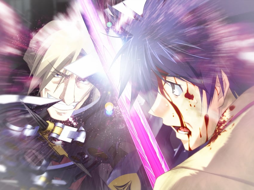 nishijou takumi and norose gen'ichi (chaos;head) drawn by matsuo_yukihiro