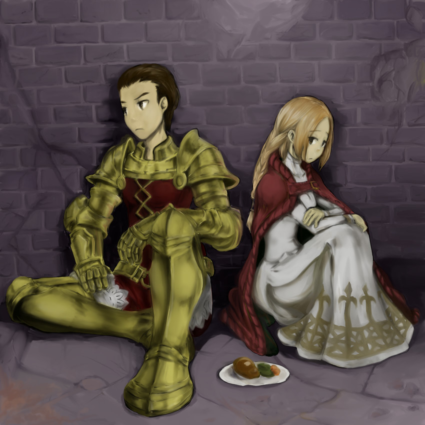 ovelia atkascha and delita heiral (final fantasy and 1 more) drawn by angira
