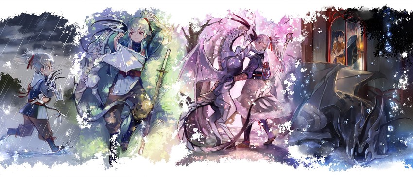 takumi, oboro, and corrin (fire emblem and 1 more) drawn by miyuki_ruria