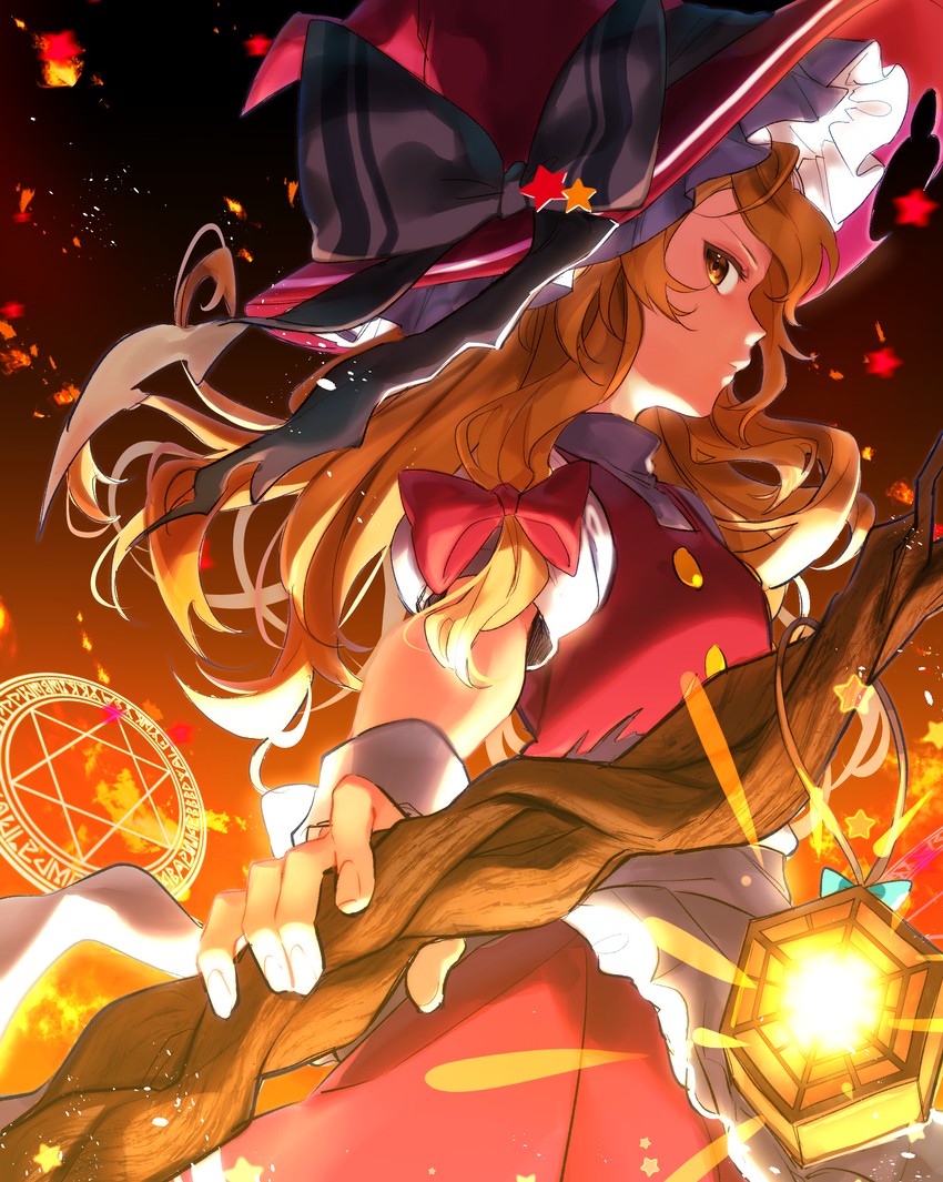kirisame marisa (touhou and 1 more) drawn by jill_07km
