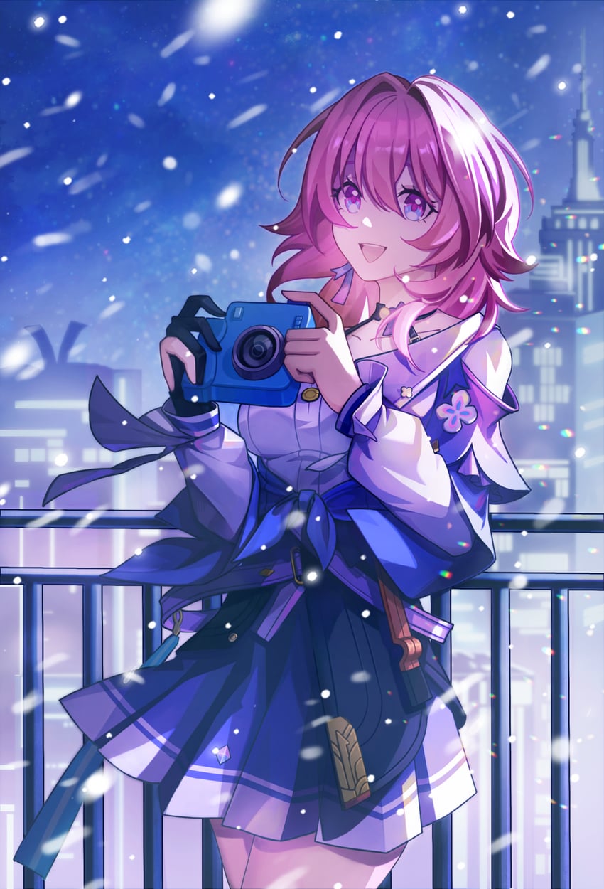 march 7th (honkai and 1 more) drawn by shengfang_sama