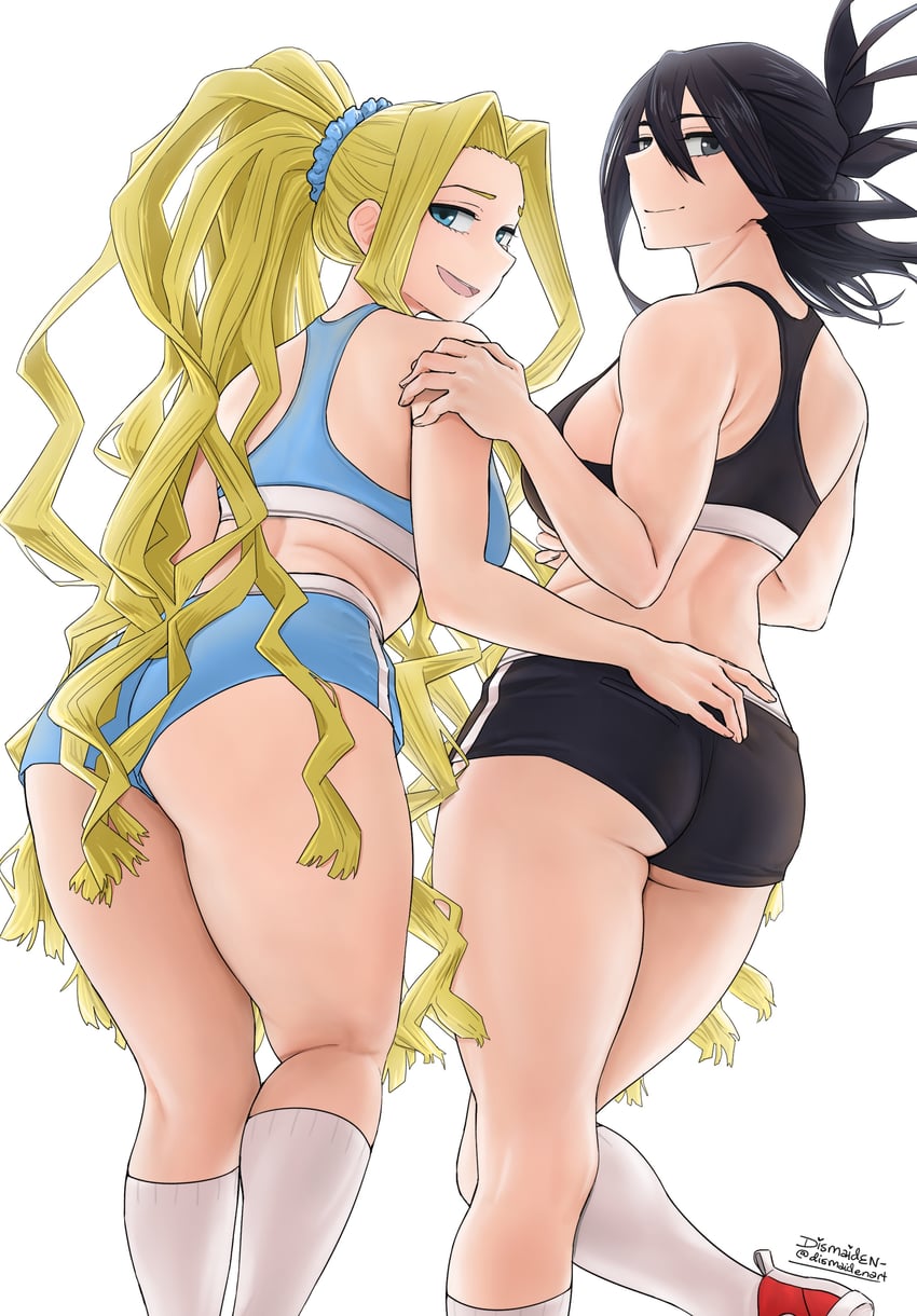 shimura nana and all might's mother (boku no hero academia) drawn by dismaiden