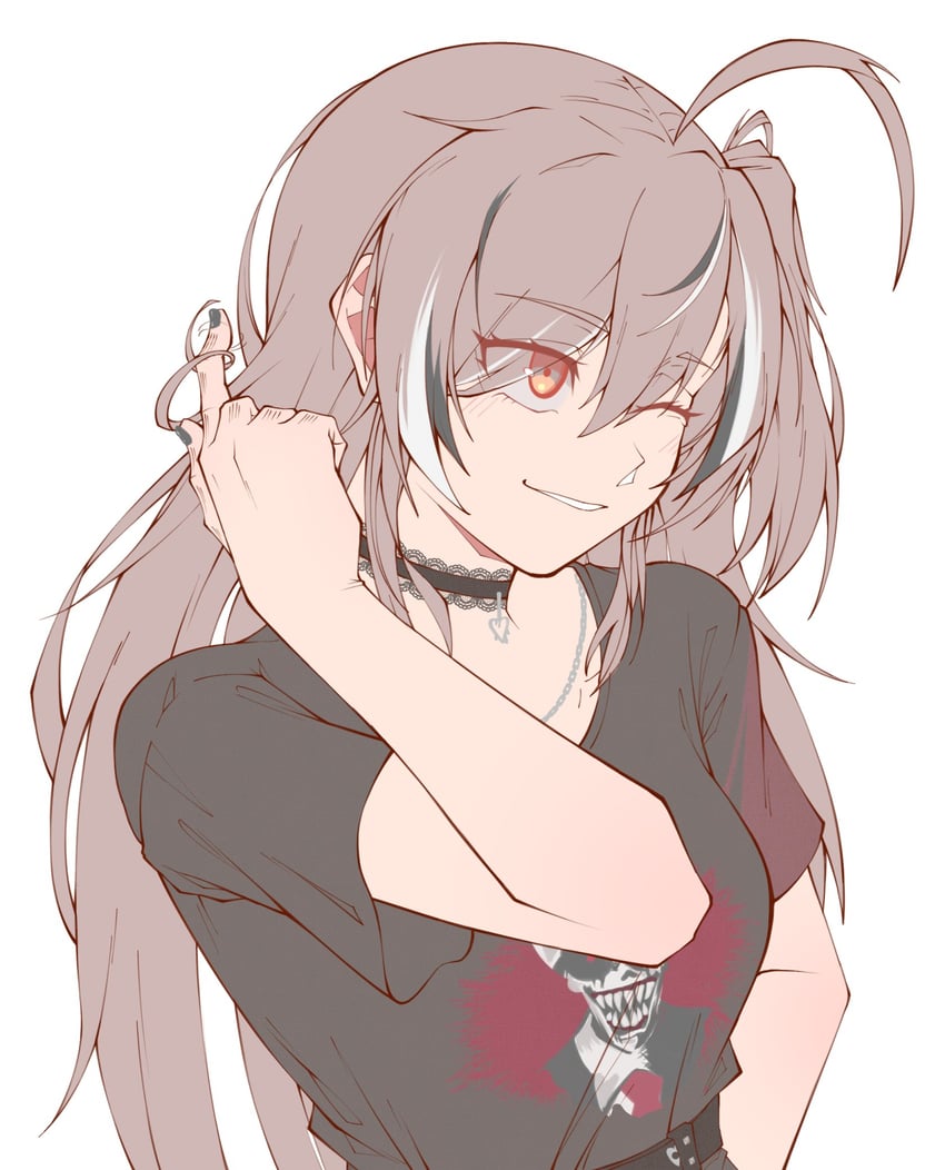 nanashi mumei and nightmare (hololive and 1 more) drawn by squishy_maine