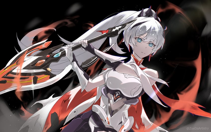 kiana kaslana (honkai and 1 more) drawn by zoedaartistry