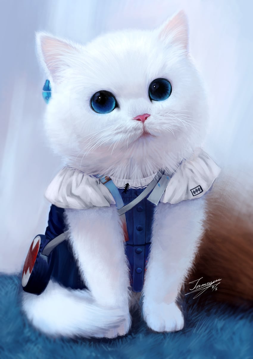 gawr gura (hololive and 1 more) drawn by tama_yu