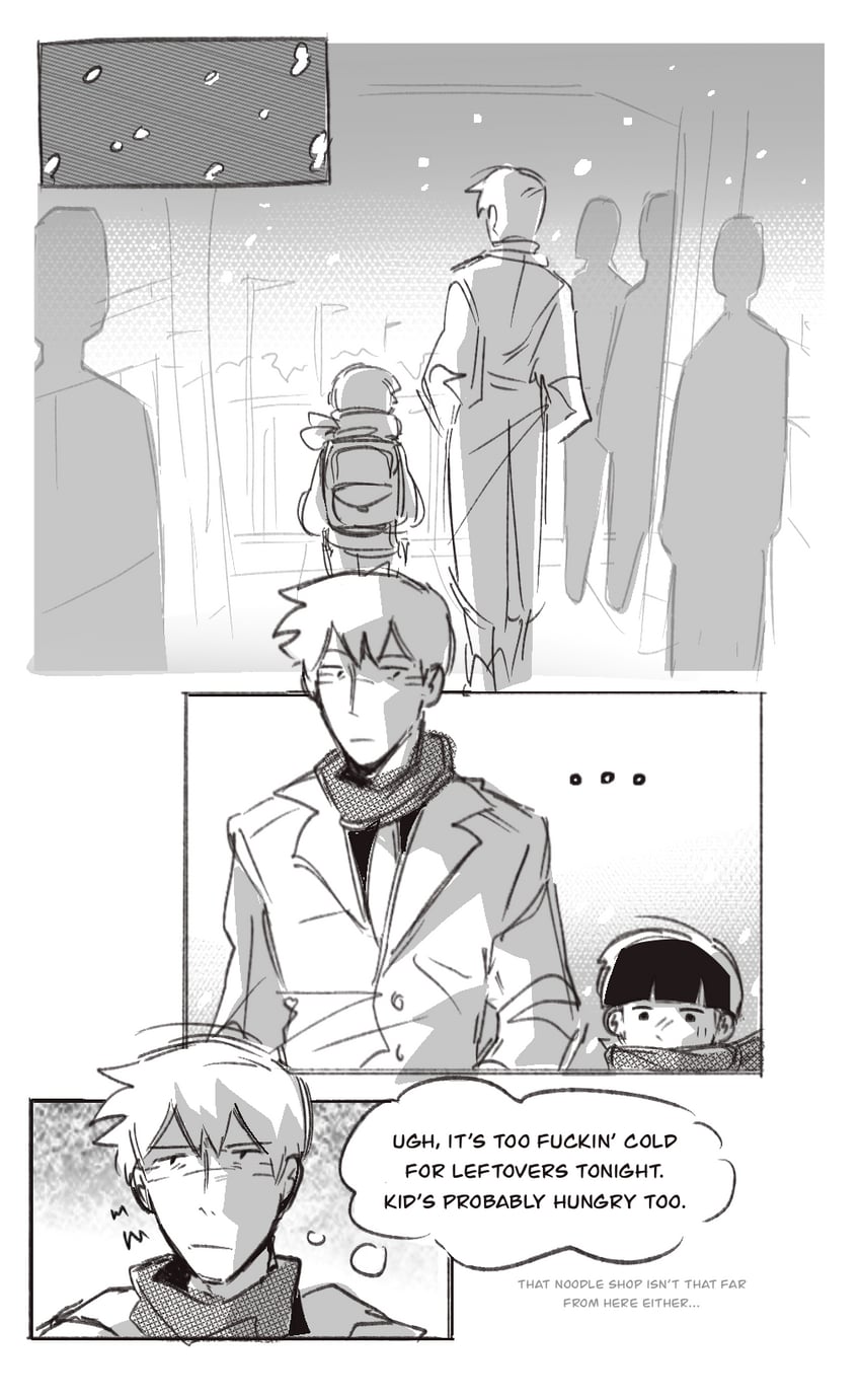 kageyama shigeo and reigen arataka (mob psycho 100) drawn by mp100days