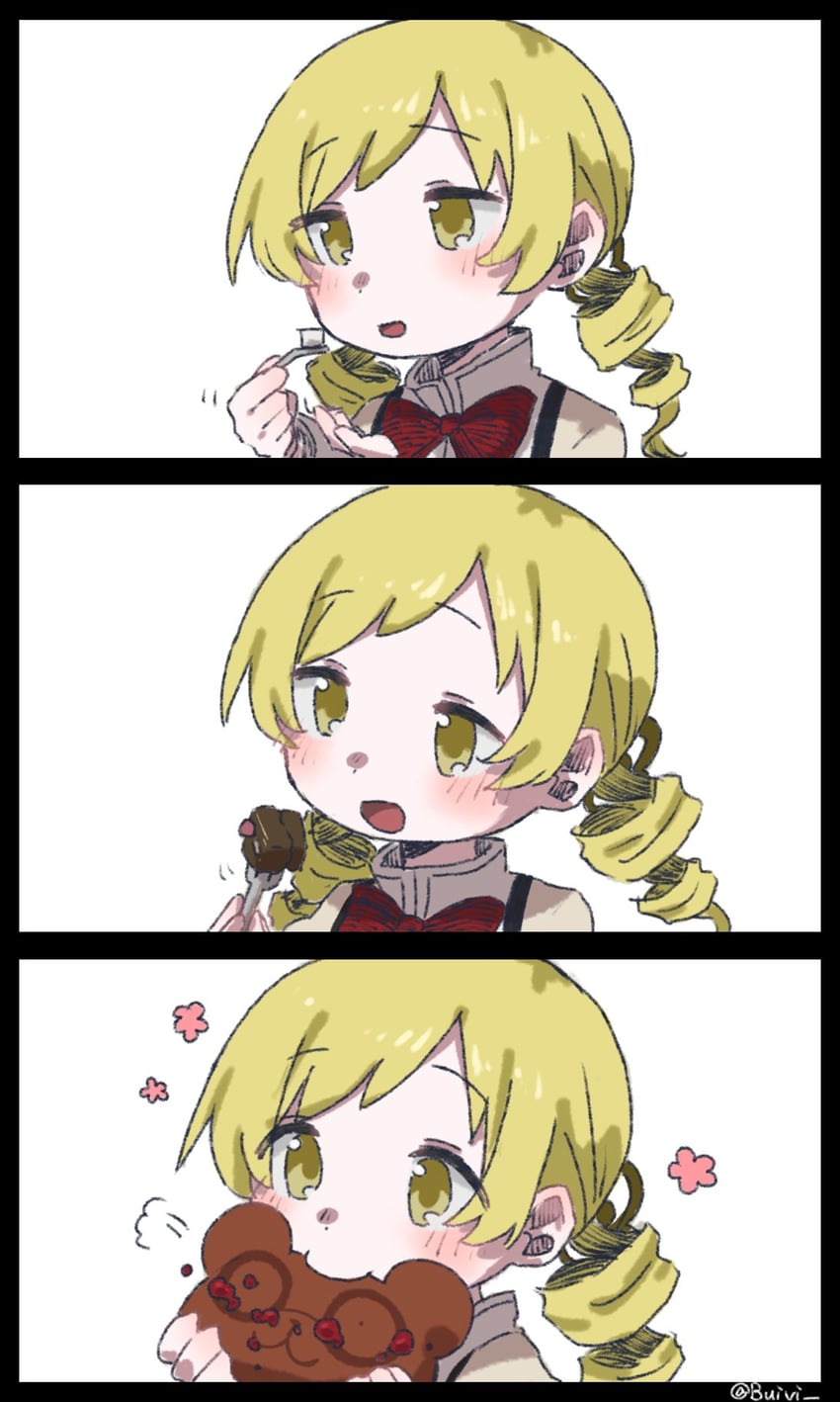 tomoe mami (mahou shoujo madoka magica and 1 more) drawn by buivi