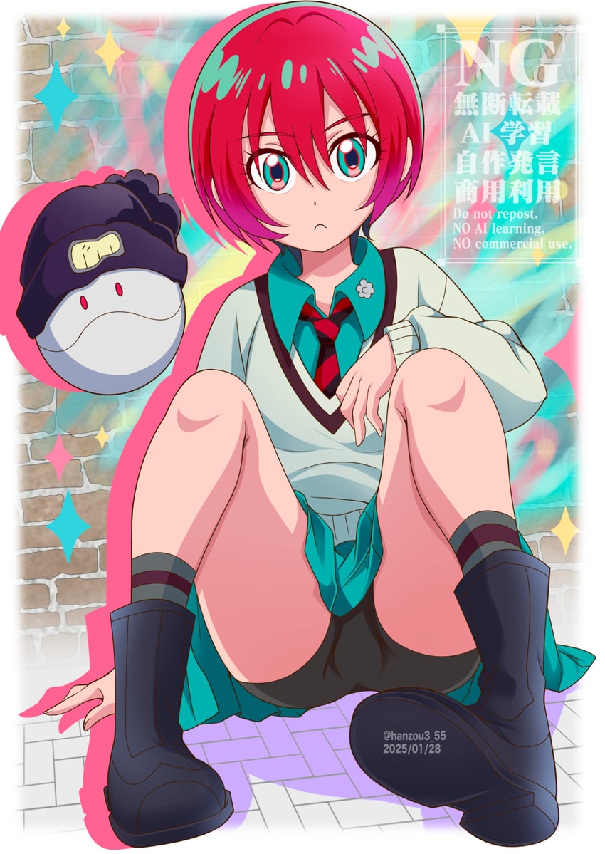 amate yuzuriha and haro (gundam and 1 more) drawn by hanzou
