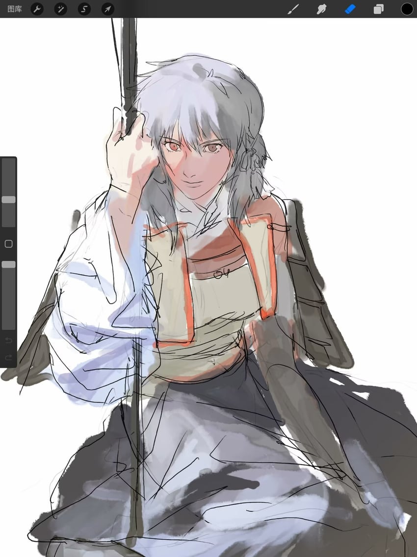 kusanagi motoko (ghost in the shell and 1 more) drawn by aizheajsee