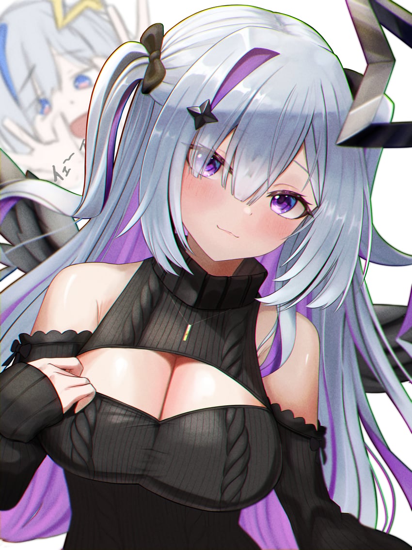 amane kanata and amane konata (hololive) drawn by triangle_del