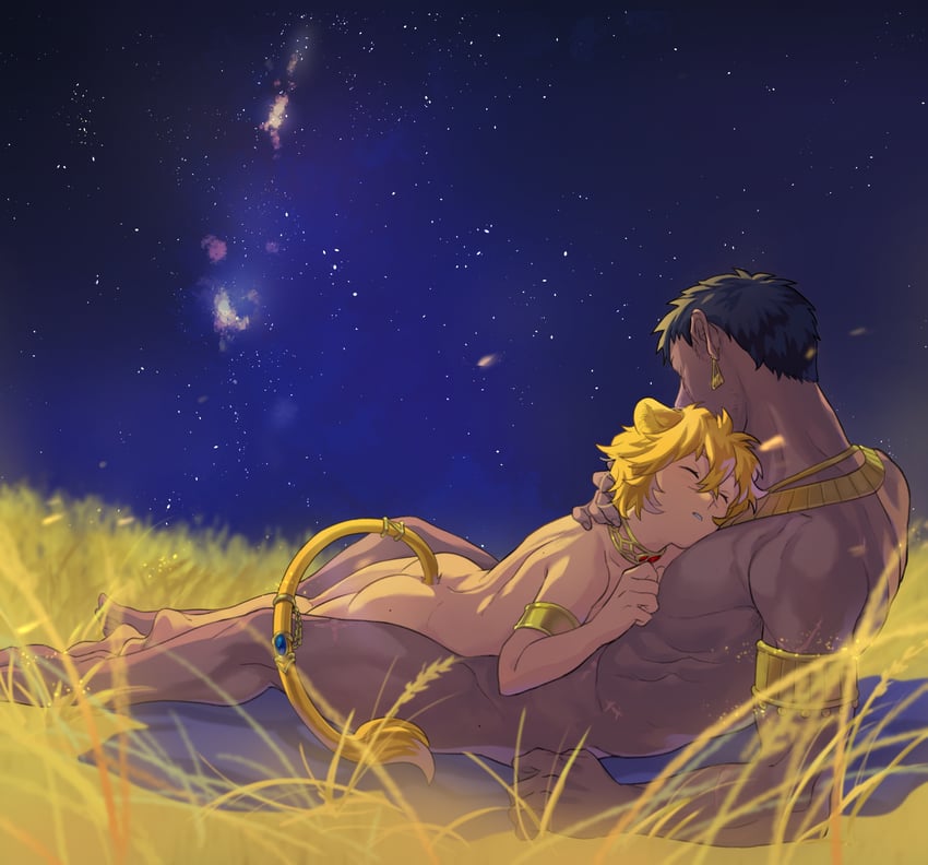 lumi of dolmas and khimi zeybek (fated) drawn by muda_(artist)