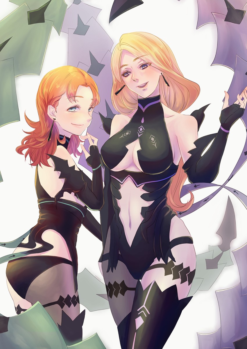 mercedes von martritz, annette fantine dominic, and kronya (fire emblem and 1 more) drawn by riou_(pooh920)