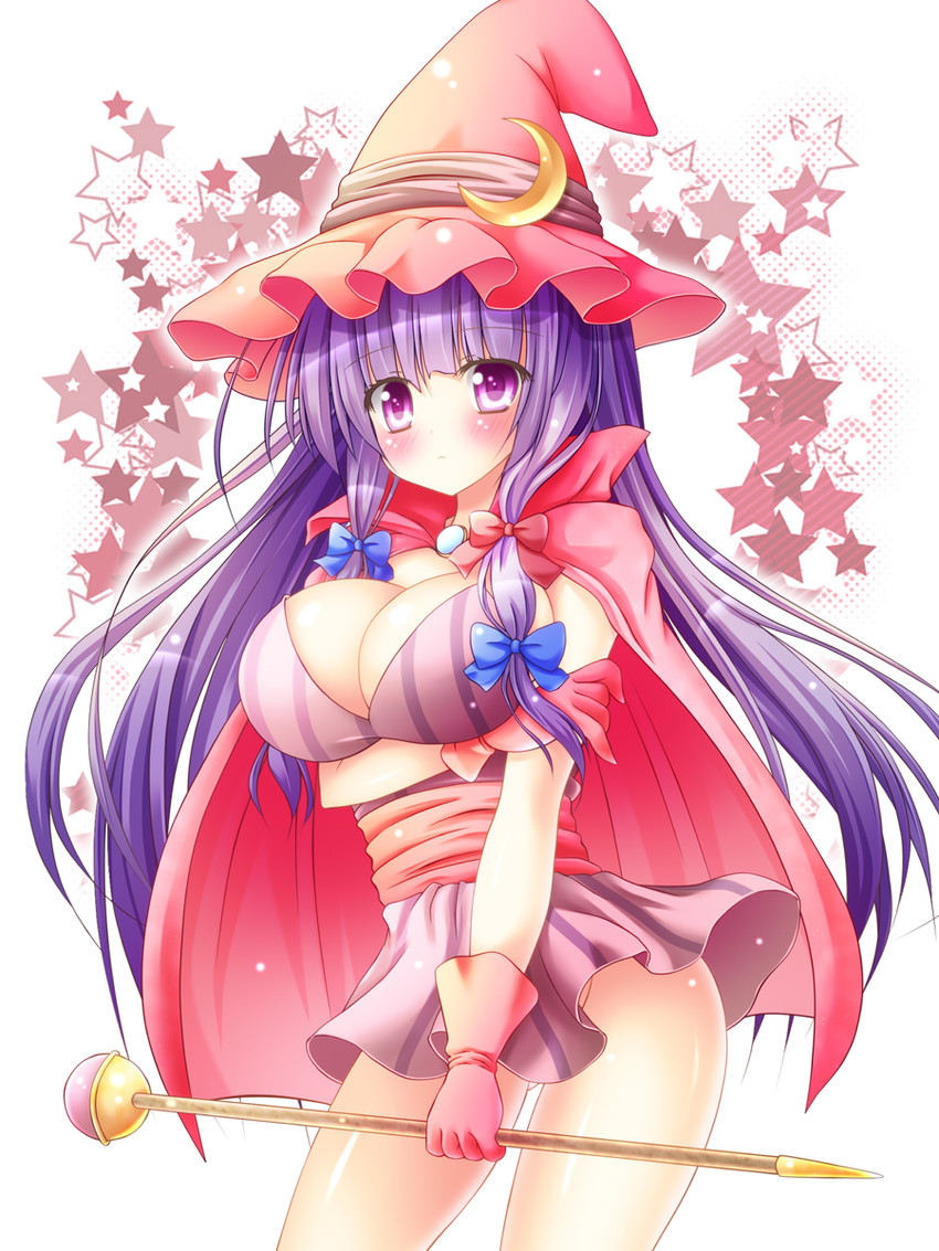 patchouli knowledge (touhou) drawn by osashin_(osada)