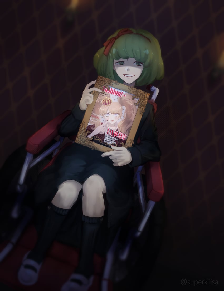 enoshima junko and towa monaca (danganronpa and 2 more) drawn by lily_(superkiiisa)