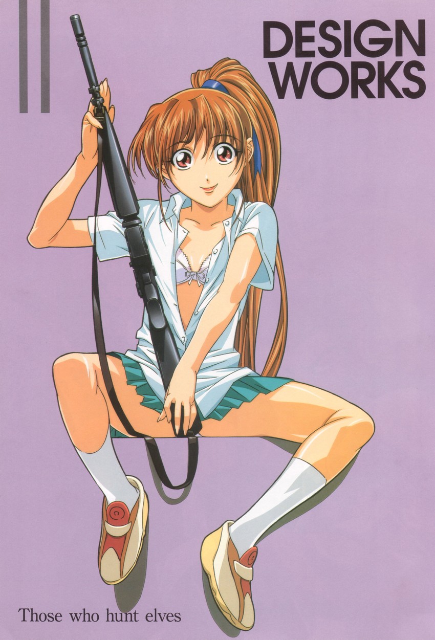 inoue ritsuko (elf wo karu mono-tachi) drawn by gotou_keiji