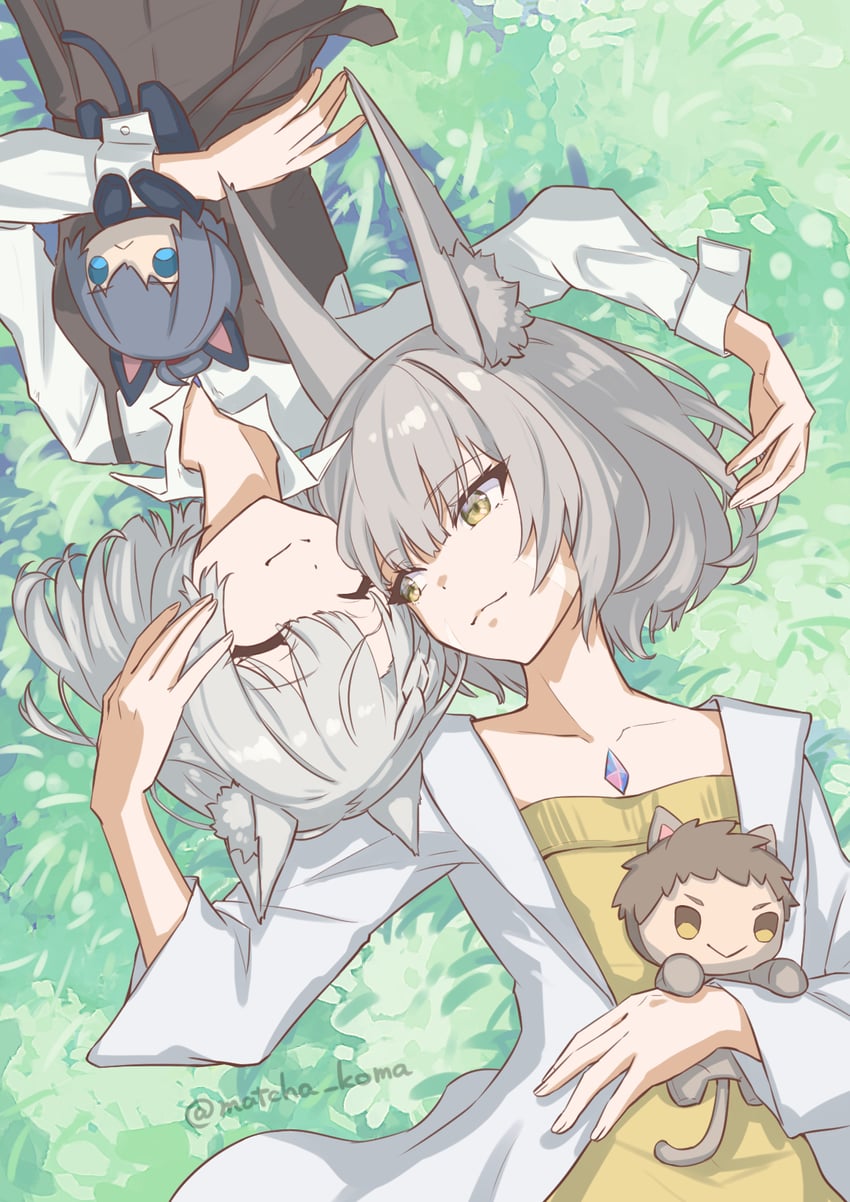 nia, rex, mio, and noah (xenoblade chronicles and 2 more) drawn by yanagimachi
