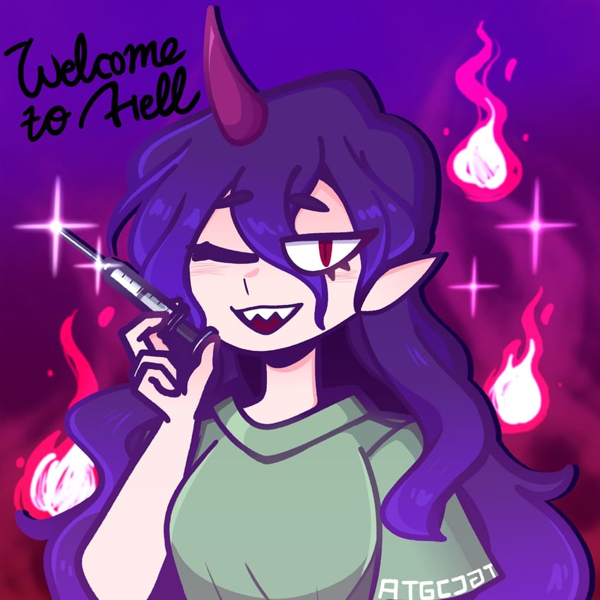 tenkajin chiyari (touhou and 1 more) drawn by d_vaaaah