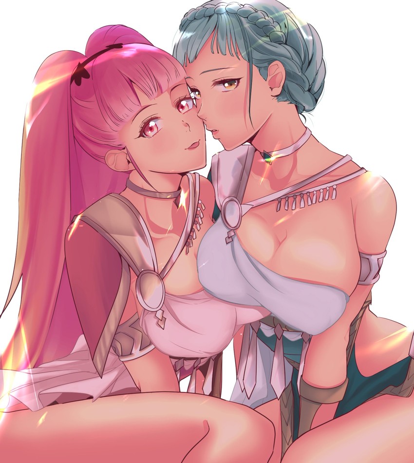 hilda valentine goneril and marianne von edmund (fire emblem and 1 more) drawn by sou_mei