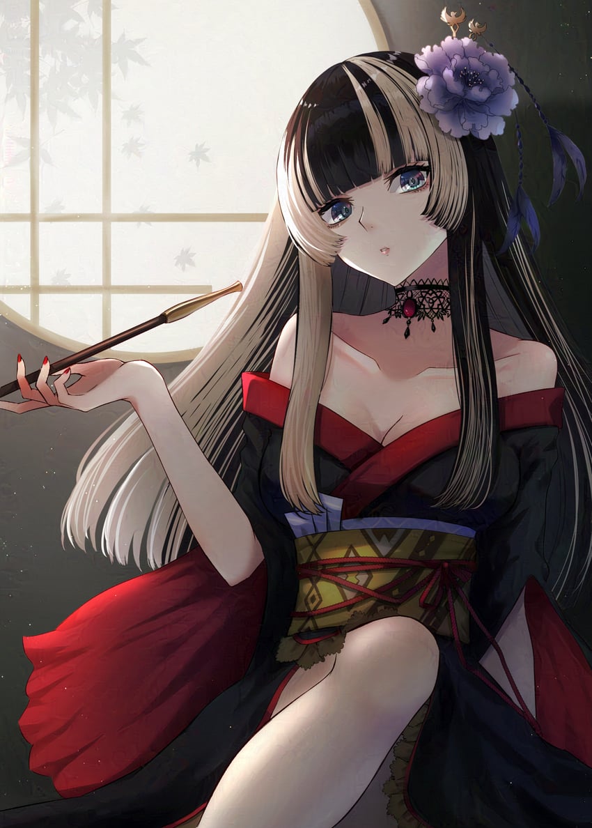 juufuutei raden and yotsuyu goe brutus (hololive and 3 more) drawn by uni_(maru231)