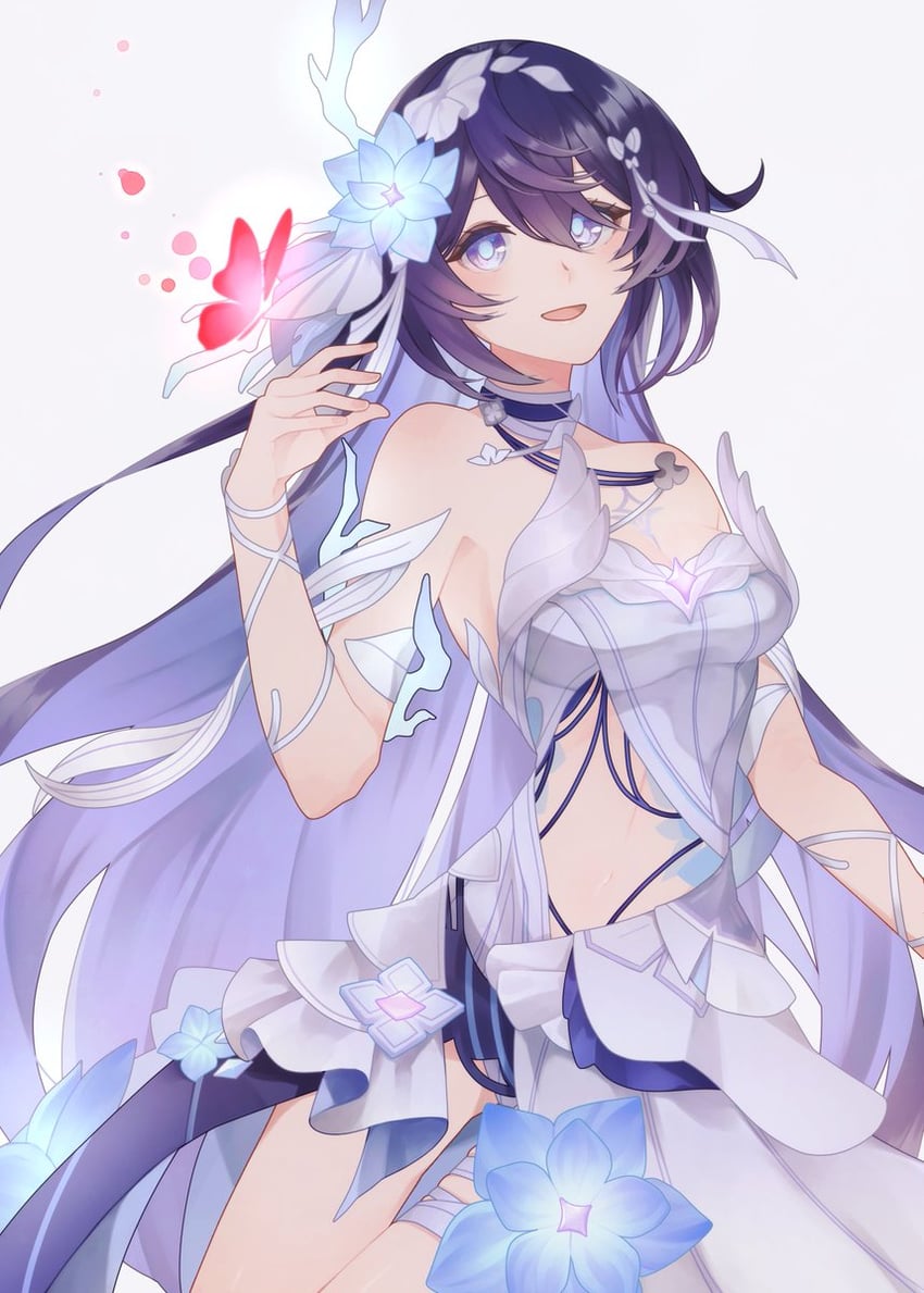 seele vollerei (honkai and 1 more) drawn by konnyaku_kyuudai