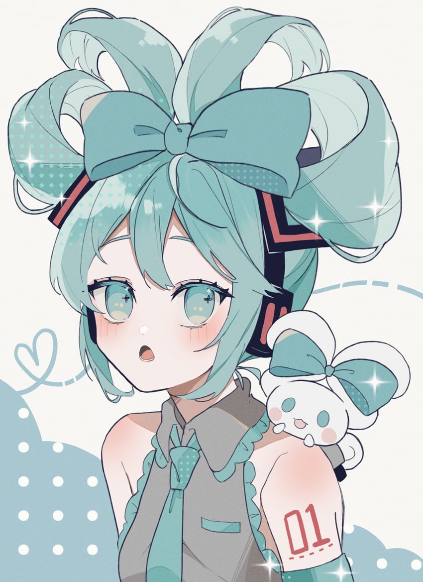 hatsune miku, cinnamoroll, and cinnamiku (vocaloid and 2 more) drawn by maca1227
