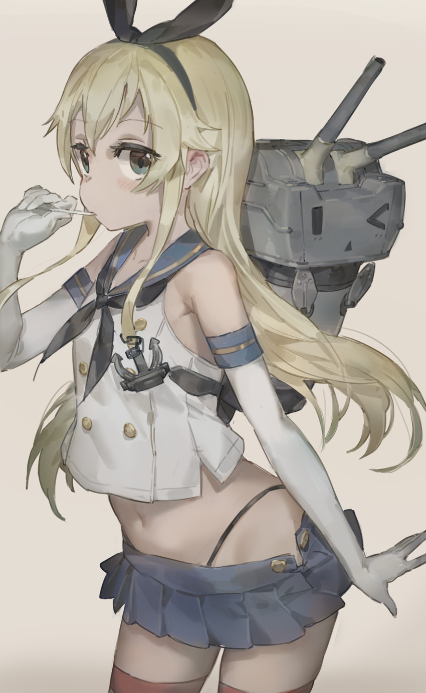 shimakaze and rensouhou-chan (kantai collection) drawn by free_style_(yohan1754)