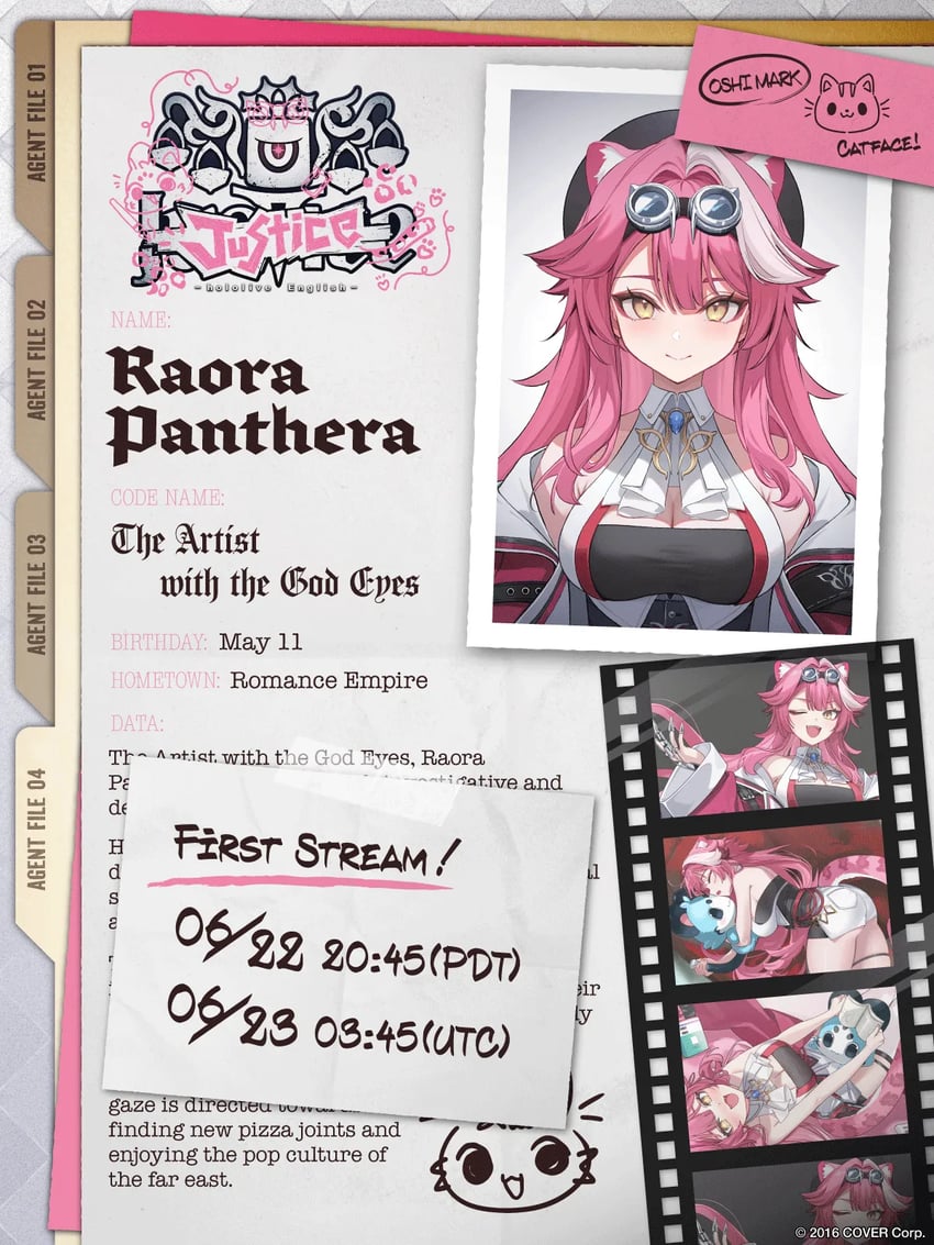 raora panthera and chattino (hololive and 1 more) drawn by nekojira and yomosaka