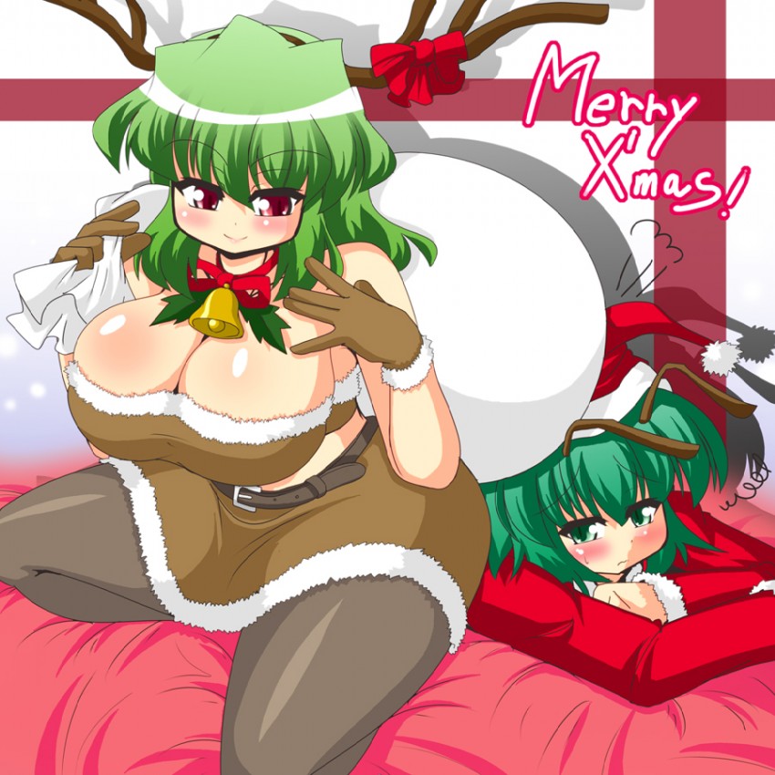 kazami yuuka and wriggle nightbug (touhou) drawn by akasode_(tyaramu)