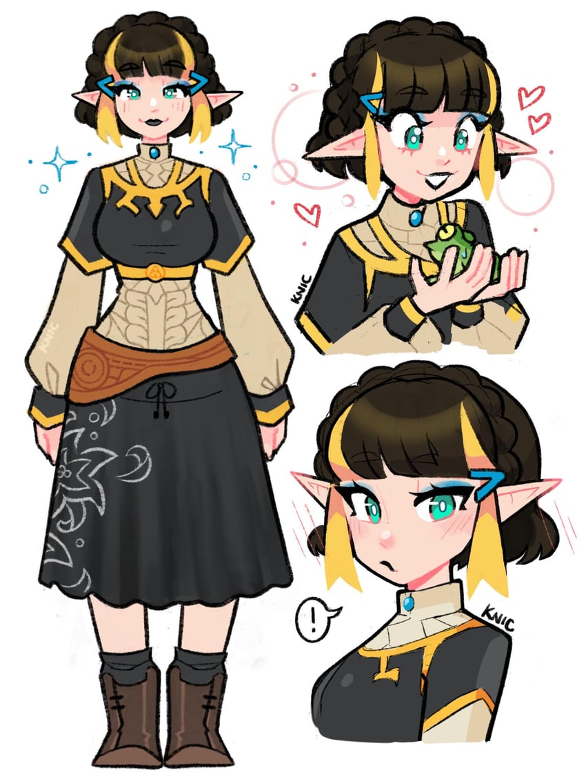 princess zelda (the legend of zelda and 1 more) drawn by knic_toons