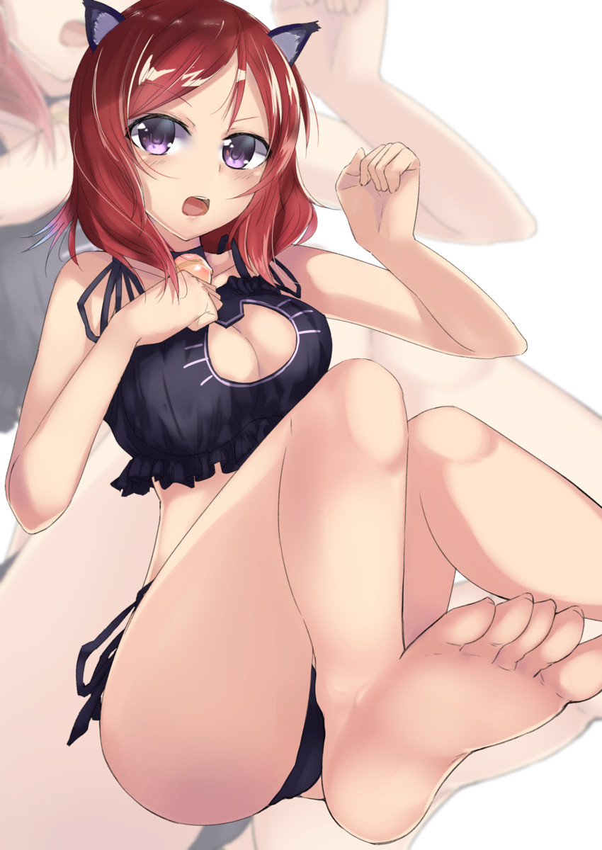 nishikino maki (love live! and 1 more) drawn by qwyte