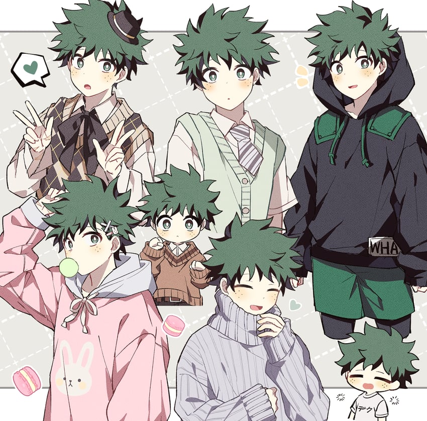 midoriya izuku (boku no hero academia) drawn by coi_mha
