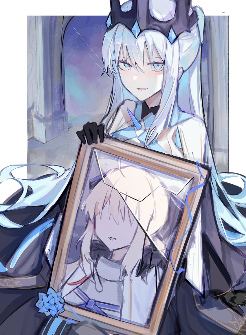 morgan le fay and aesc (fate and 1 more) drawn by 000_bambi