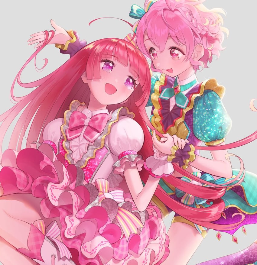 reona west and hojo sophy (pretty series and 1 more) drawn by oshiri_(o4ritarou)