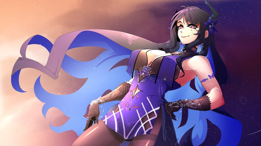 nerissa ravencroft and harran (hololive and 2 more) drawn by joeboto