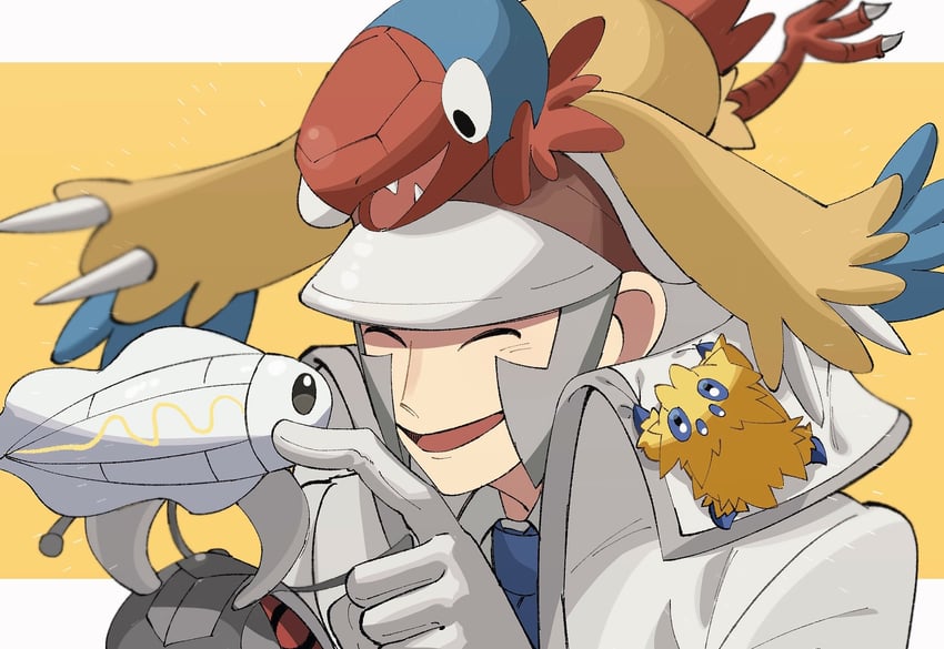 emmet, joltik, archen, tynamo, and durant (pokemon and 1 more) drawn by sankakuzirusis