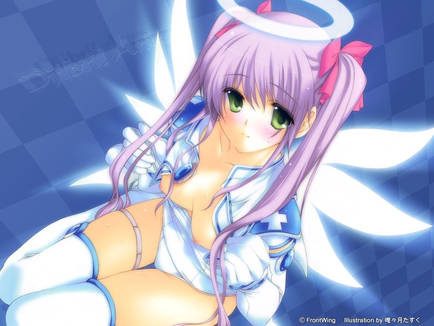 jinno hikari and djibril aries (makai tenshi djibril and 1 more) drawn by iizuki_tasuku