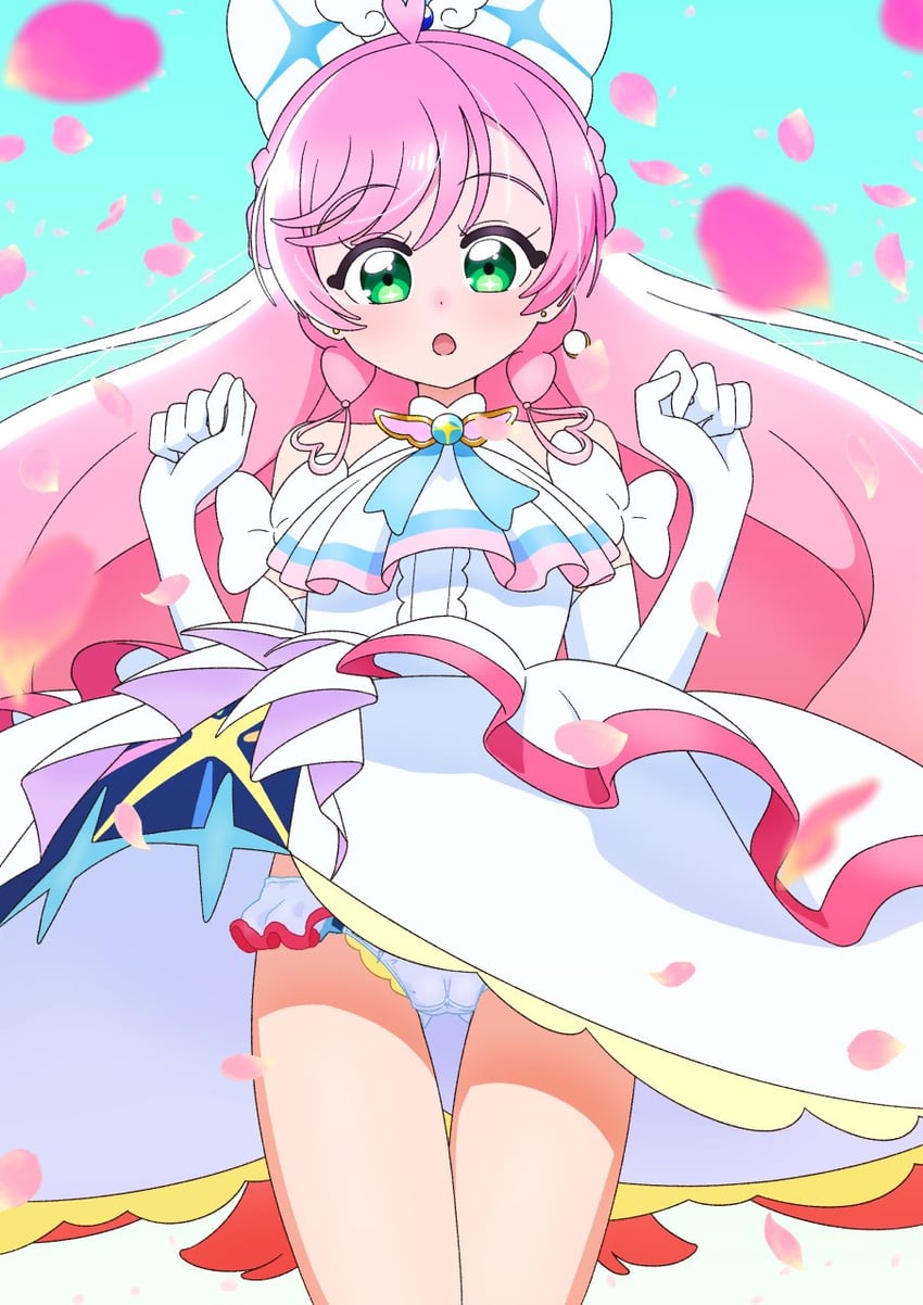 nijigaoka mashiro and cure prism (precure and 1 more) drawn by tiler_(tiler00)