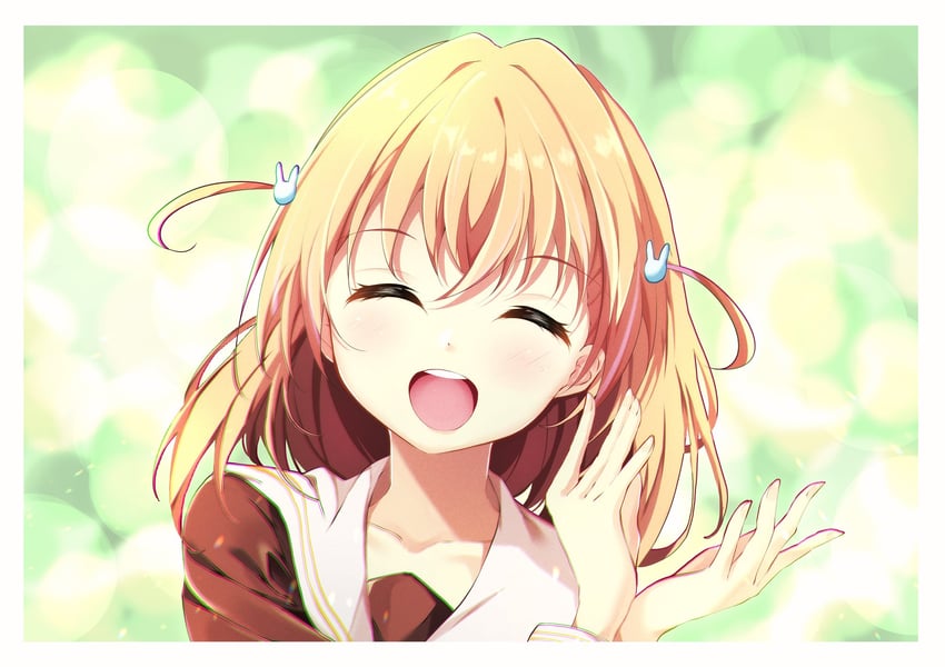 hinoshita kaho (love live! and 1 more) drawn by hoijin