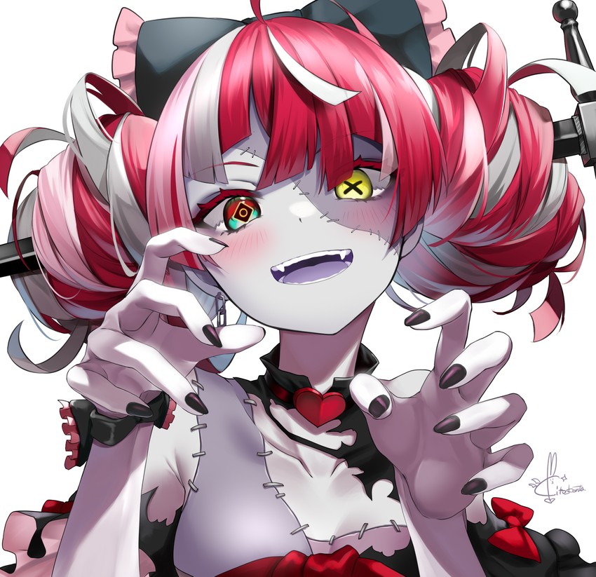 kureiji ollie (hololive and 1 more) drawn by kito_koruta
